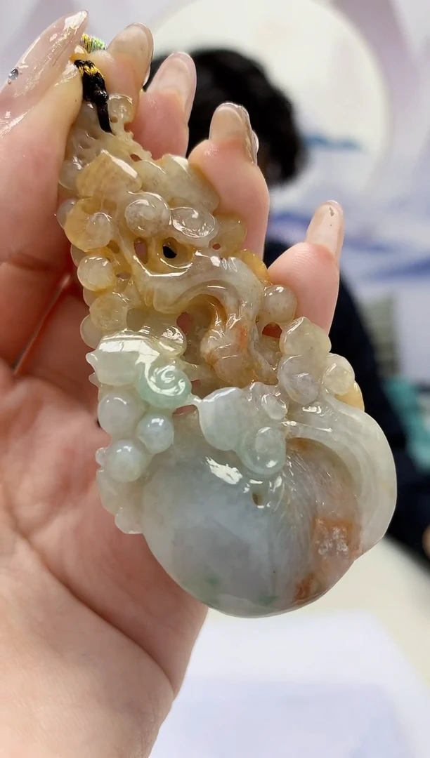 【闪购商品】定制翡翠未镶嵌 5145jw-毛货挂件52