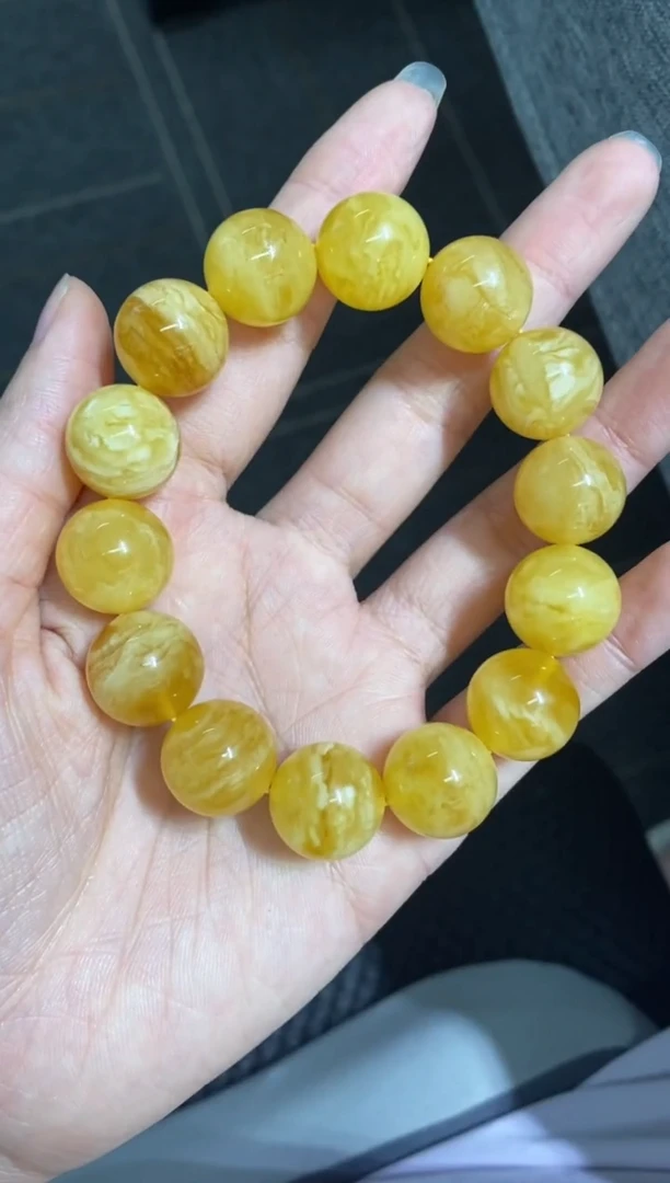 未镶嵌蜜蜡手串手串