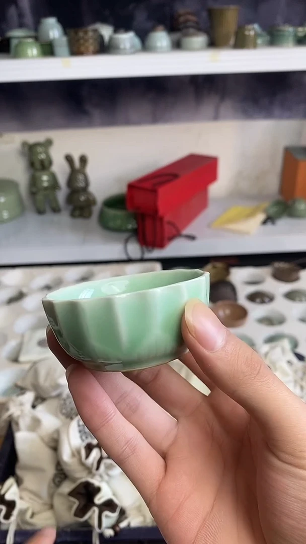 【山隐青瓷】气烧杯子    全品