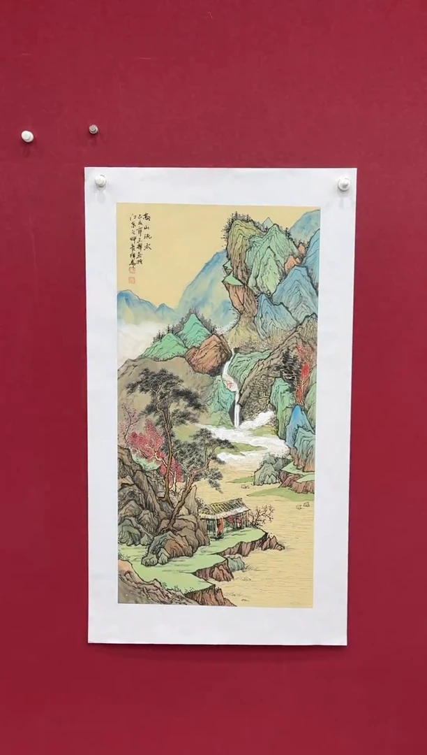 国画国画绘画山水花鸟