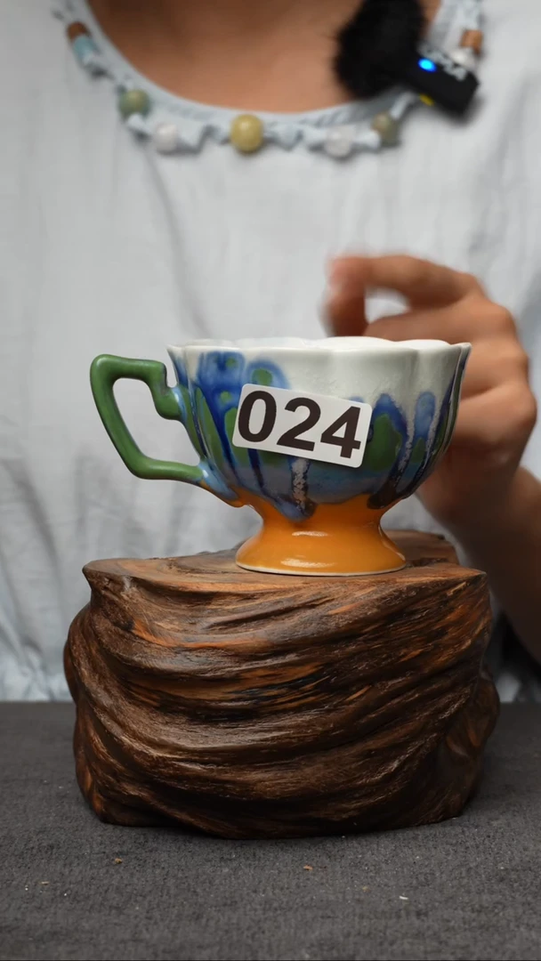 杯子024景德镇手创颜色釉杯（食品级）