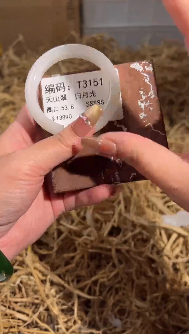 未镶嵌手镯石英质玉T3151