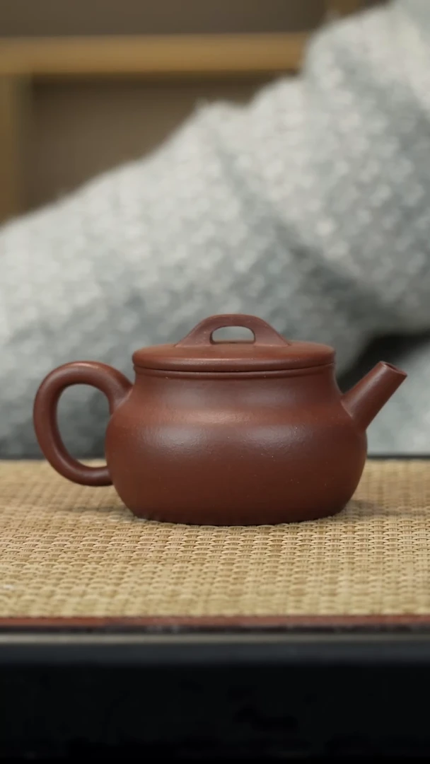 【闪购商品】紫砂茶壶底槽清汉古150c