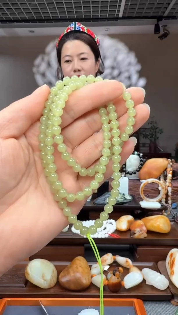 和田玉未镶嵌吊坠(不含链)嗨*长链