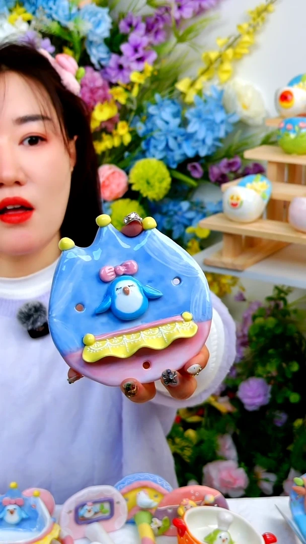 公主蝴蝶结挂饰蓝和尚