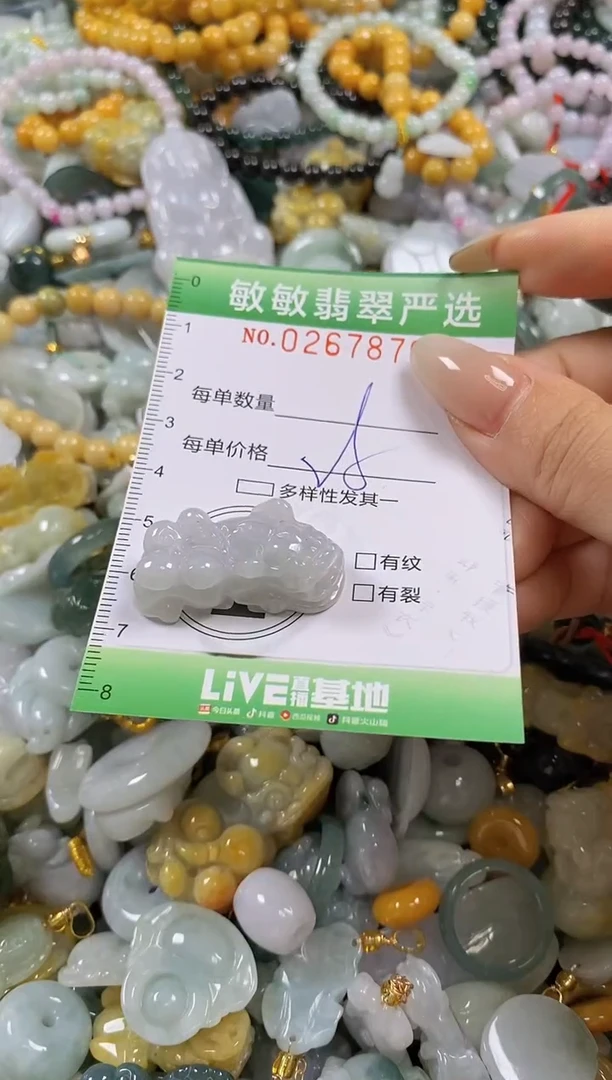 翡翠未镶嵌颈饰闪购0267870