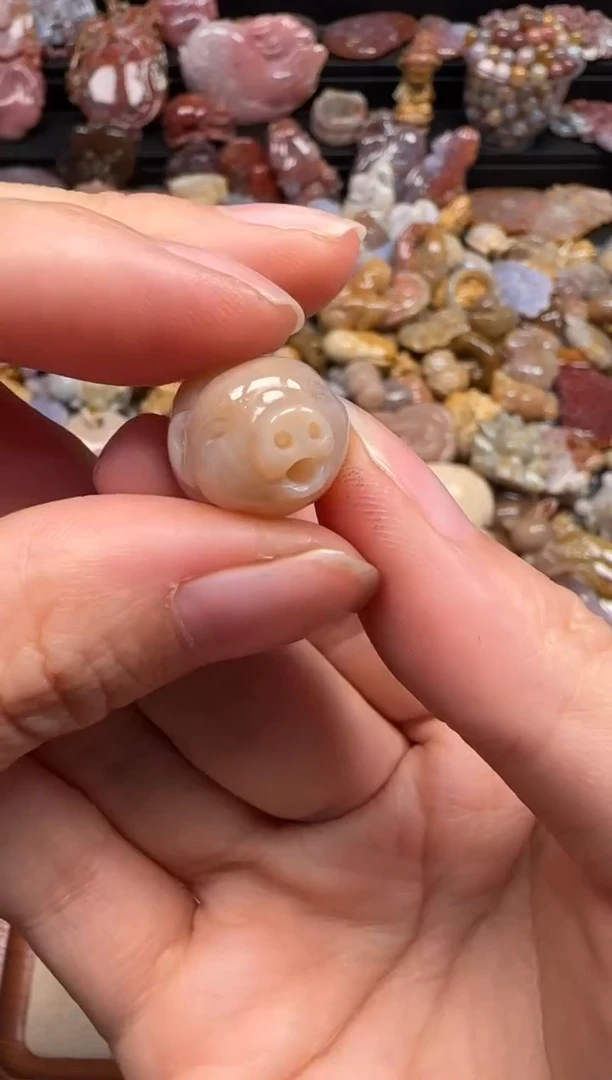 【闪购商品】硅化珊瑚（珊瑚玉）颈饰未镶嵌383