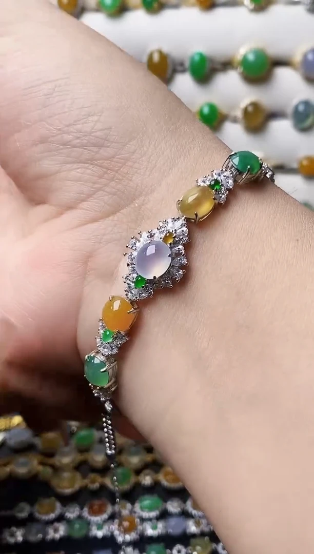 银S925镶嵌戒指翡翠1469