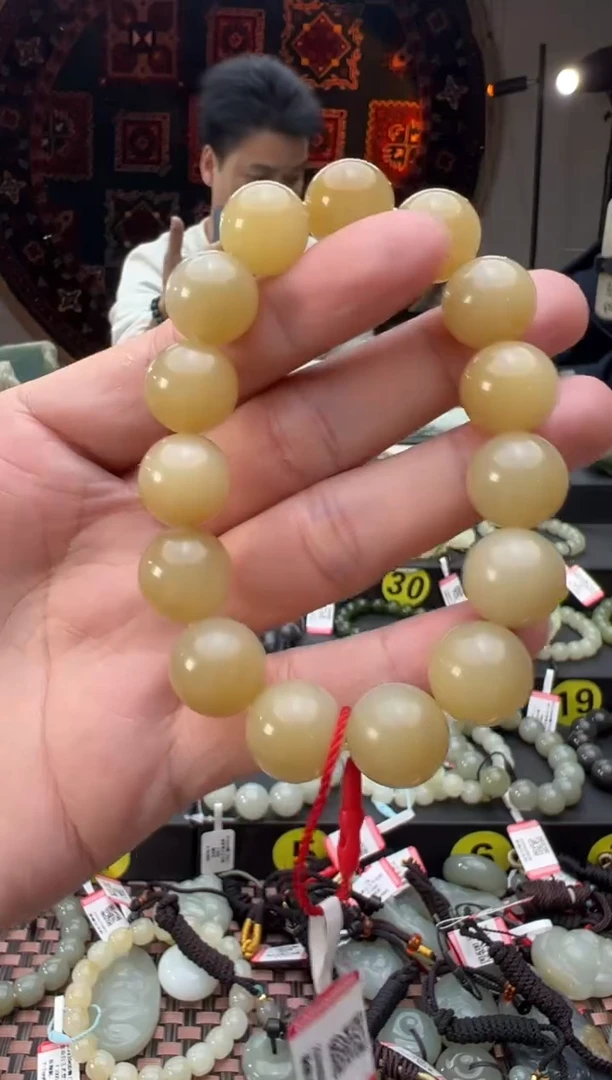 未镶嵌手串和田玉无*迪克兰手串卡14