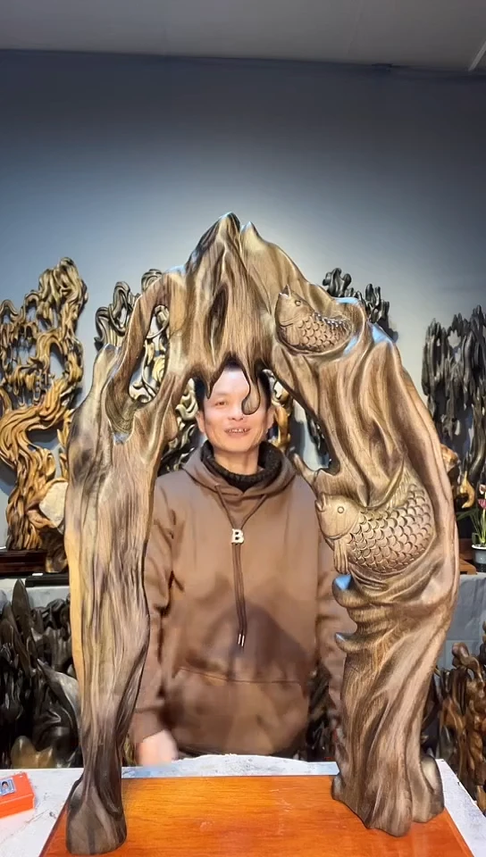 【闪购商品】金丝楠金丝楠小叶桢楠随行摆件33