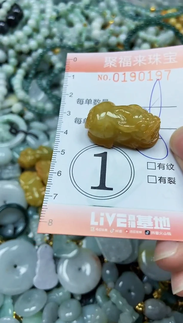 翡翠未镶嵌颈饰闪购0190197