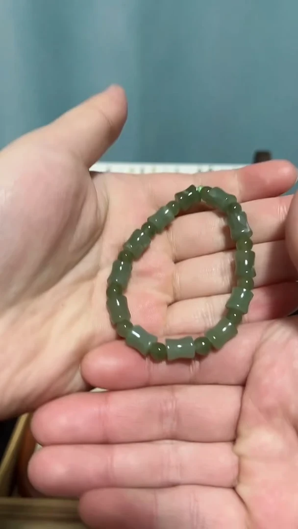 【闪购商品】和田玉手串未镶嵌竹节手串（多样性发其一）