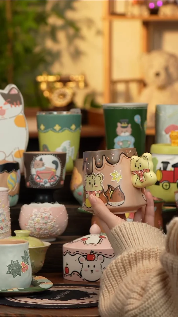 瓷片瓷A189景德镇原创手工陶瓷