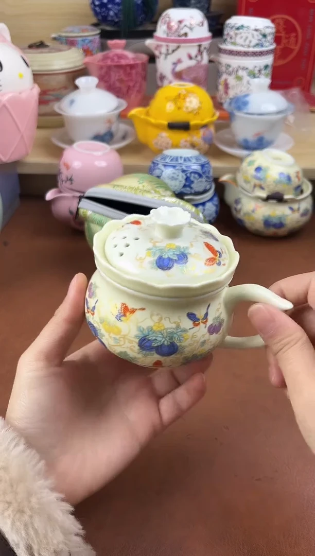 陶陶瓷茶具摆件旅行套组