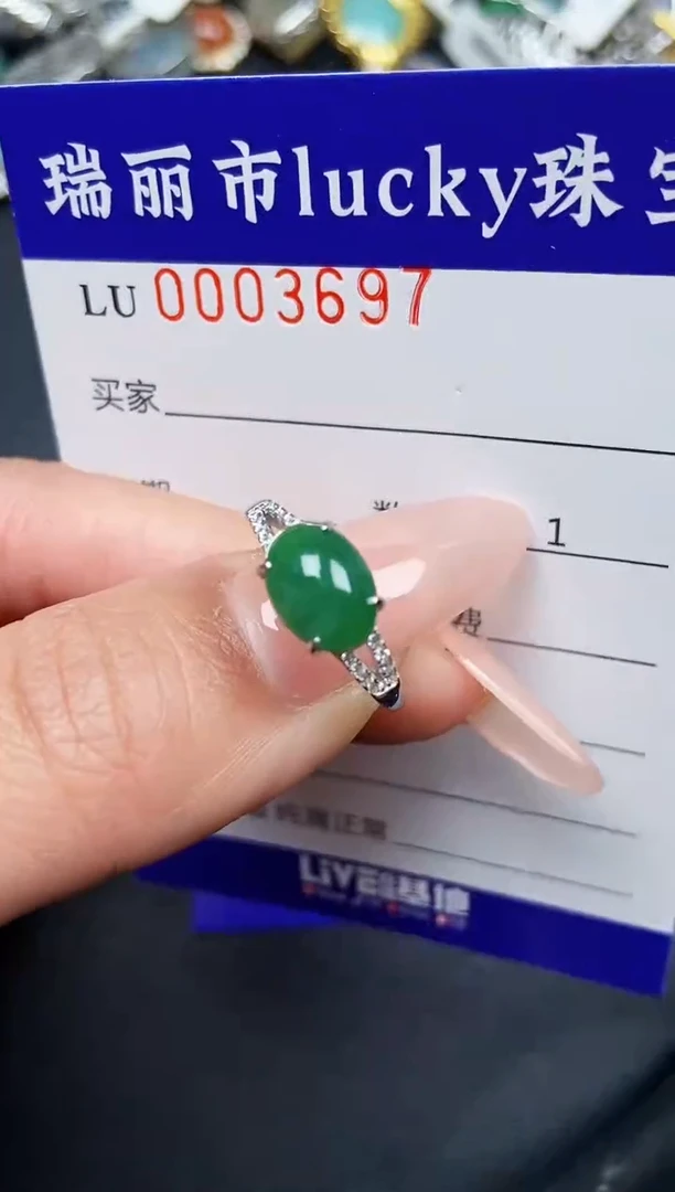 【闪购商品】翡翠颈饰银S925镶嵌3697