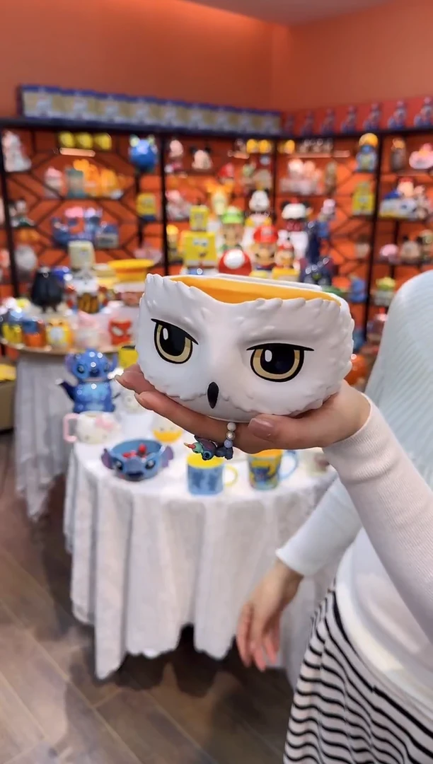 瓷片@@哈利波特海德威陶瓷零食碗