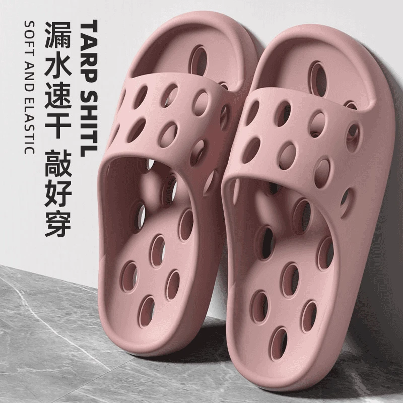 浴室拖鞋女2025新款室内居家洗澡防滑静音镂空速干EVA情侣凉拖男