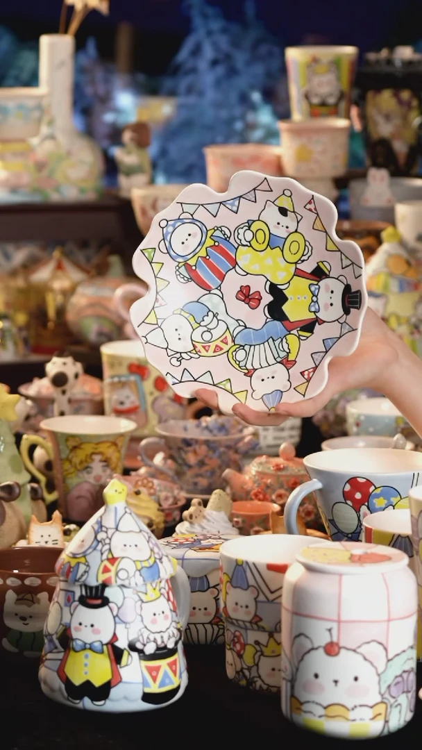 其他陶景德镇釉下彩手绘设计师款陶瓷