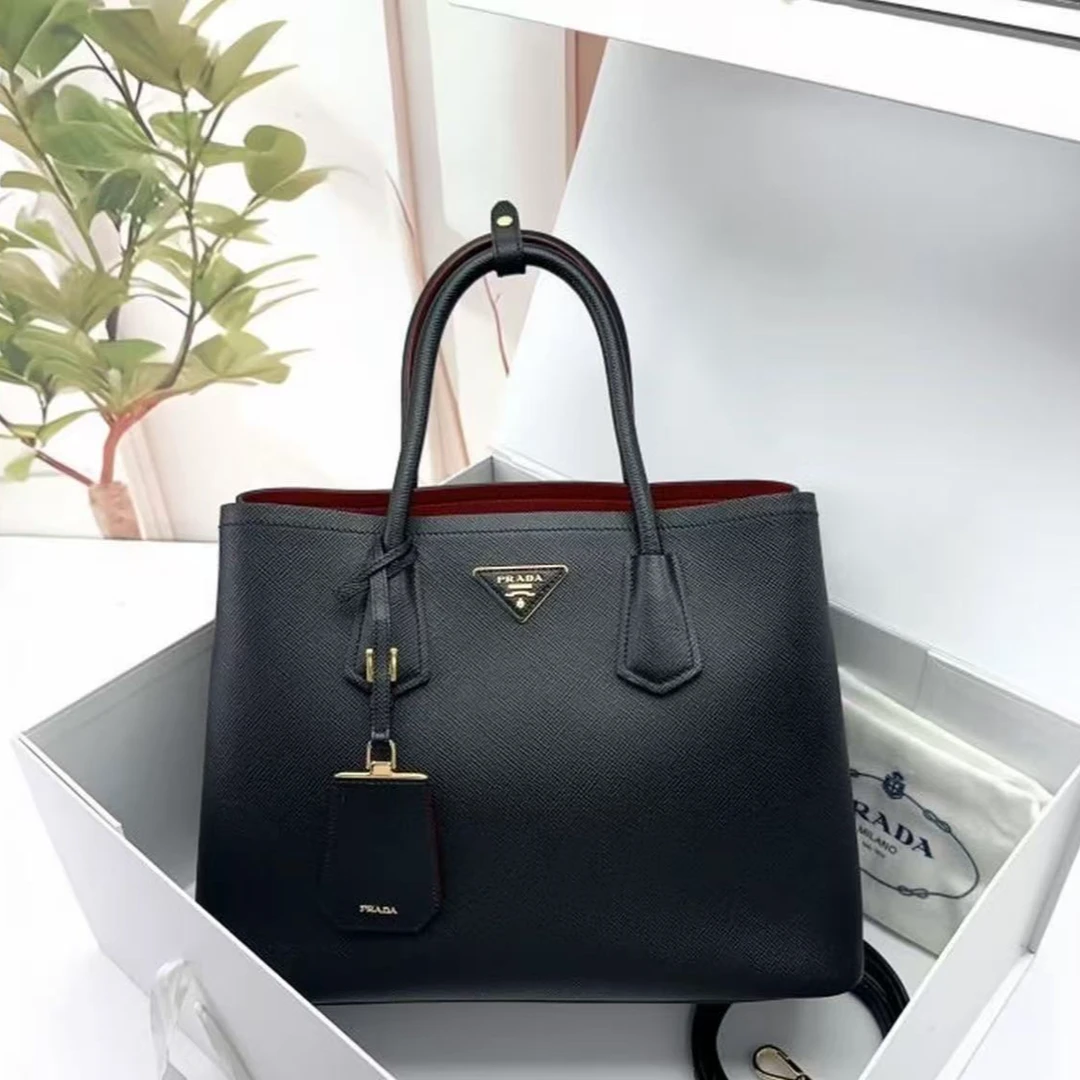 95新 Prada/普拉达 99新 Prada/普拉达 Prada 黑色double单肩包