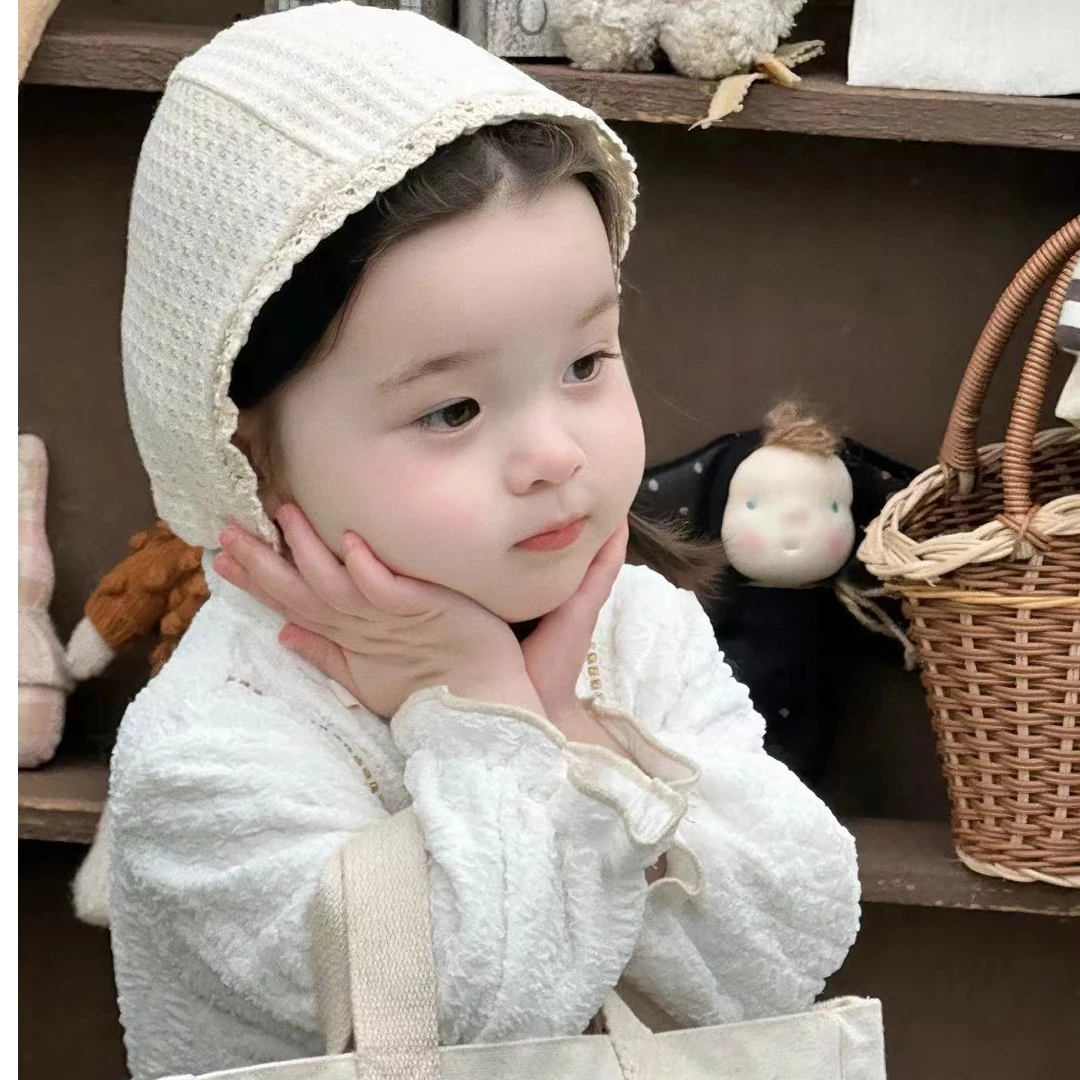 可爱卡通帽衫马甲两件套030