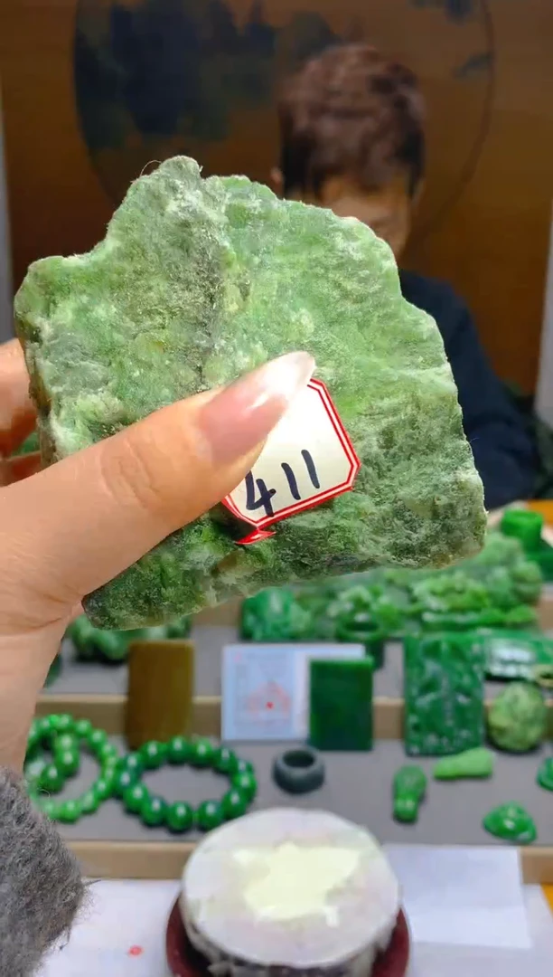 【闪购商品】和田玉（碧玉）珠宝半成品未镶嵌1
