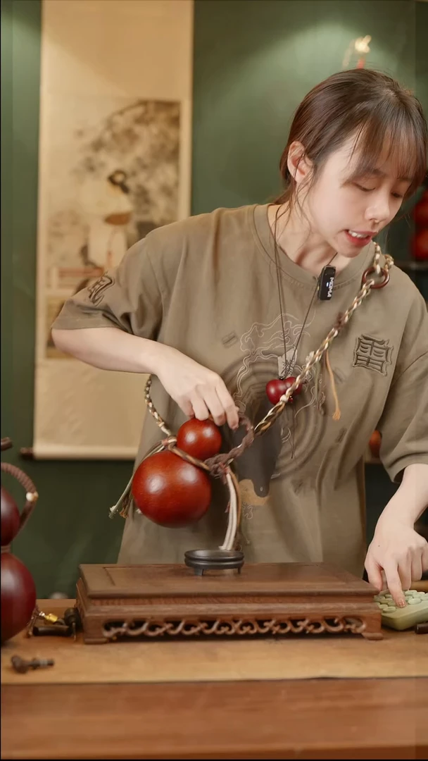 262号精品天然大漆酒葫芦一物一拍~