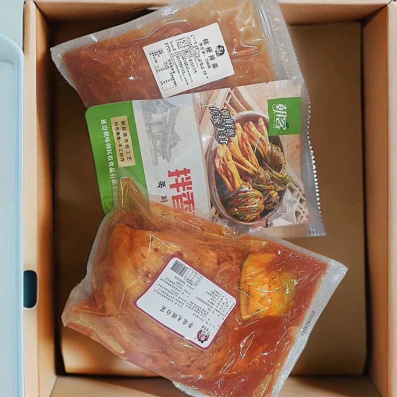 【组合】辣白菜1袋+拌香葱1袋+桔梗拌菜1袋