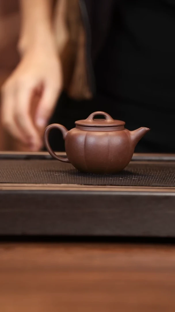 茶壶紫砂月亮紫砂  无盒子