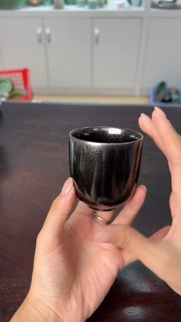 龙泉云间青瓷小米茶器