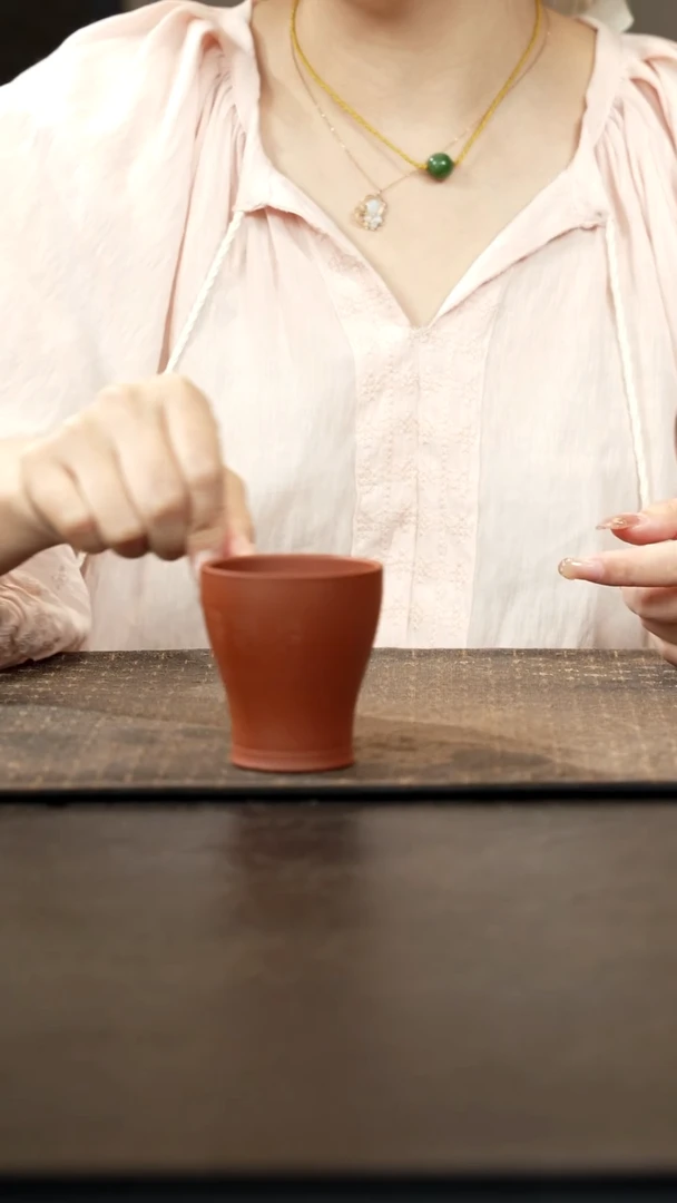 茶壶紫砂朱泥玉兰杯刻水仙100cc