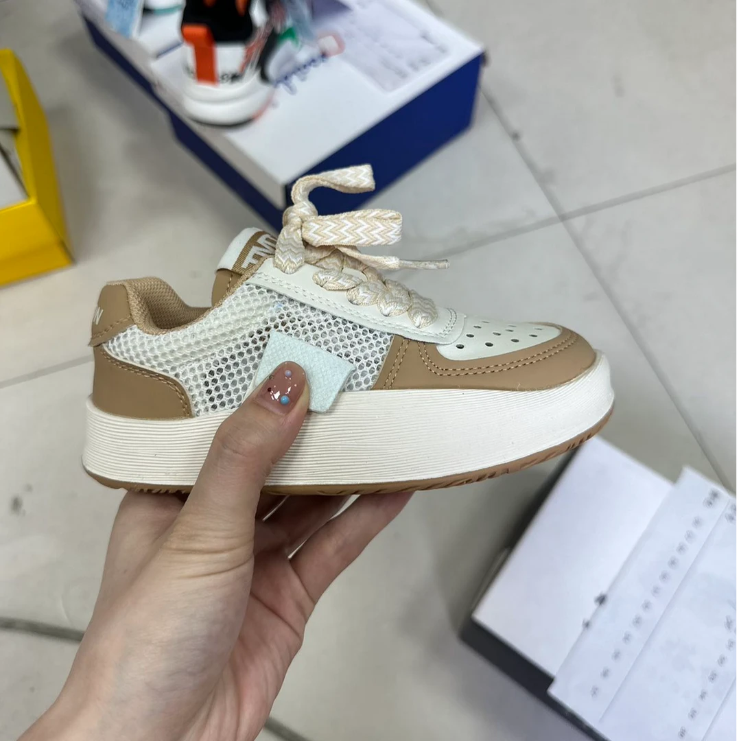 2153高端四季款舒适运动鞋卡其（温州童鞋）