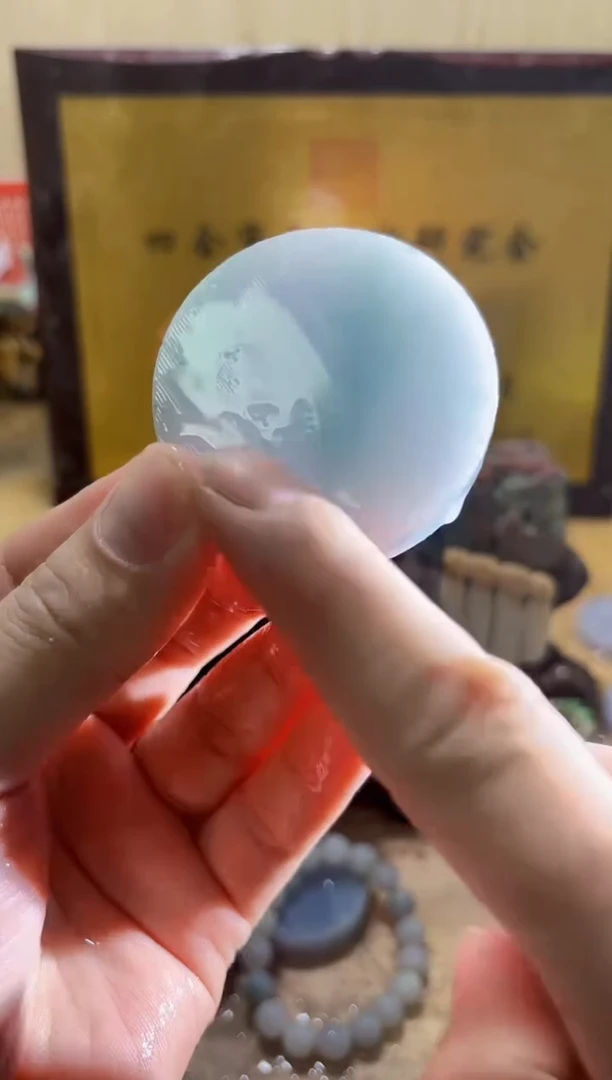 未镶嵌挂件翡翠A货常星7834