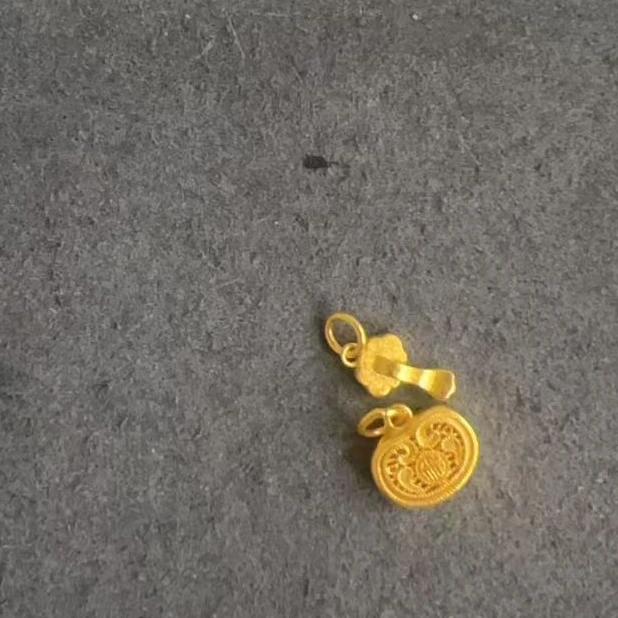 足金999古法如意福字