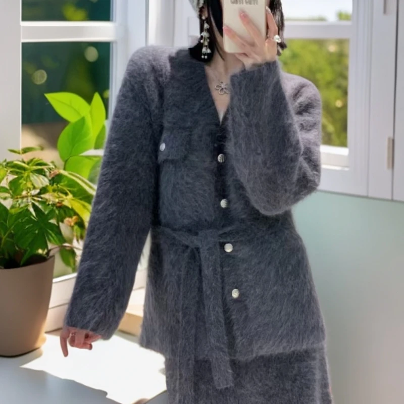 浣熊绒慵懒风开衫集合