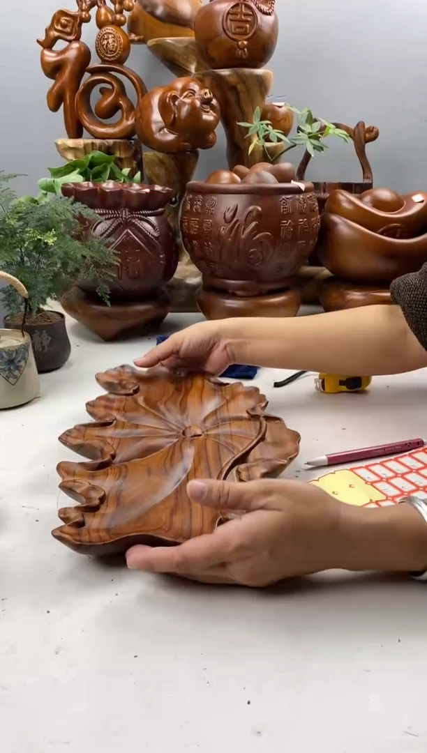 香樟木A13荷叶干泡/尺寸