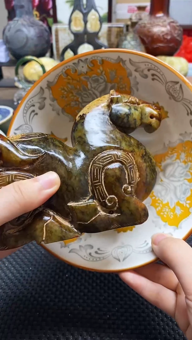 瓷片瓷片 瓷器 摆件 1个