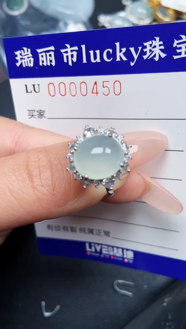 【闪购商品】翡翠颈饰银S925镶嵌0450
