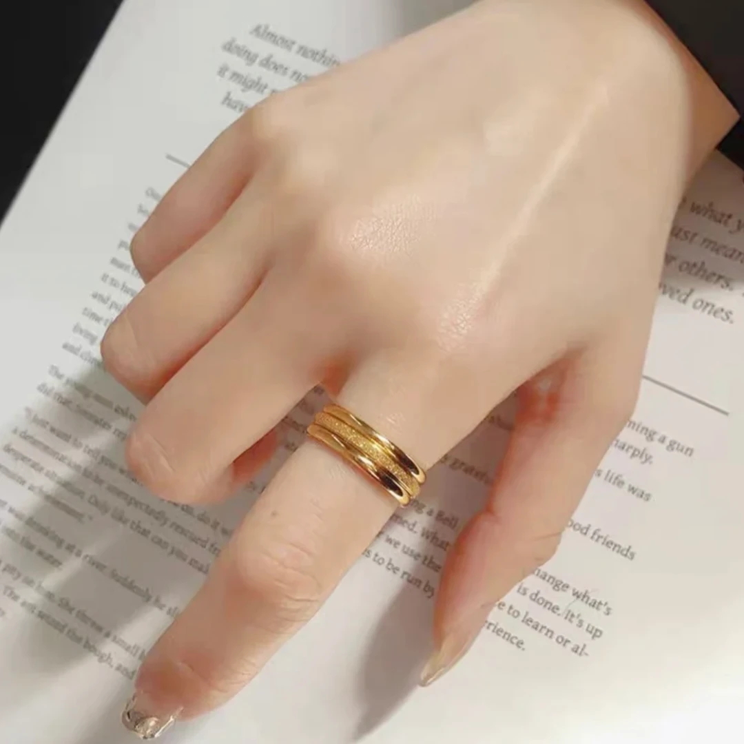 铜合金戒指 合金戒指(三生三世戒指)时尚百搭个性不掉色