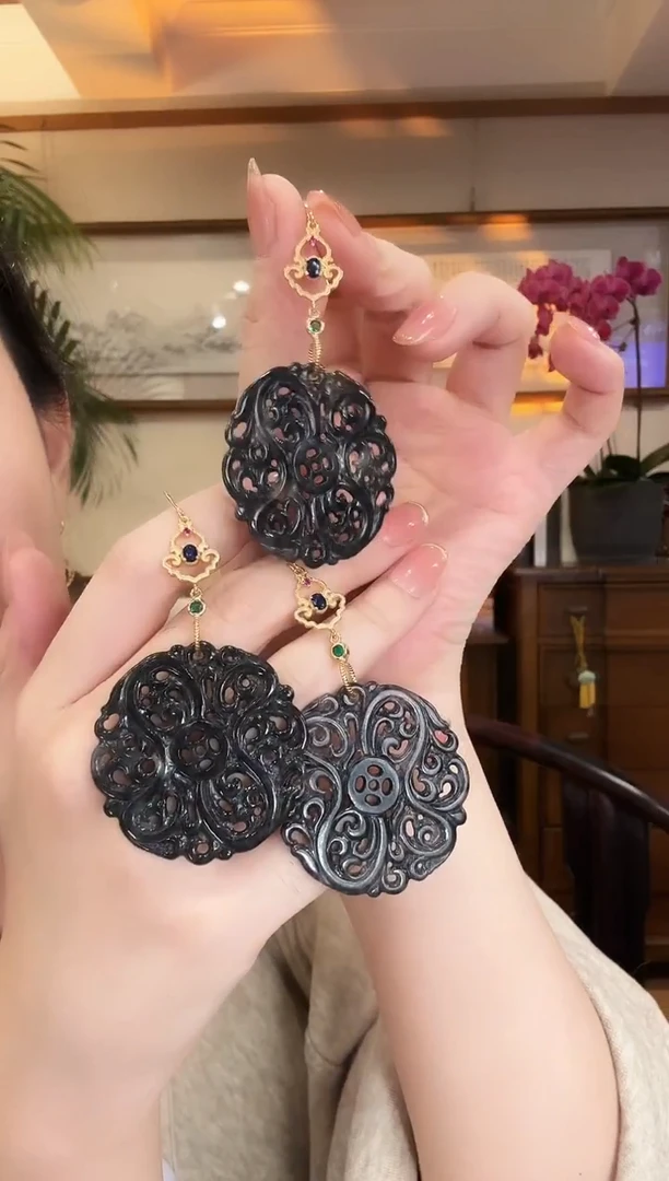 颈饰银S925镶嵌翡翠多样性发其一