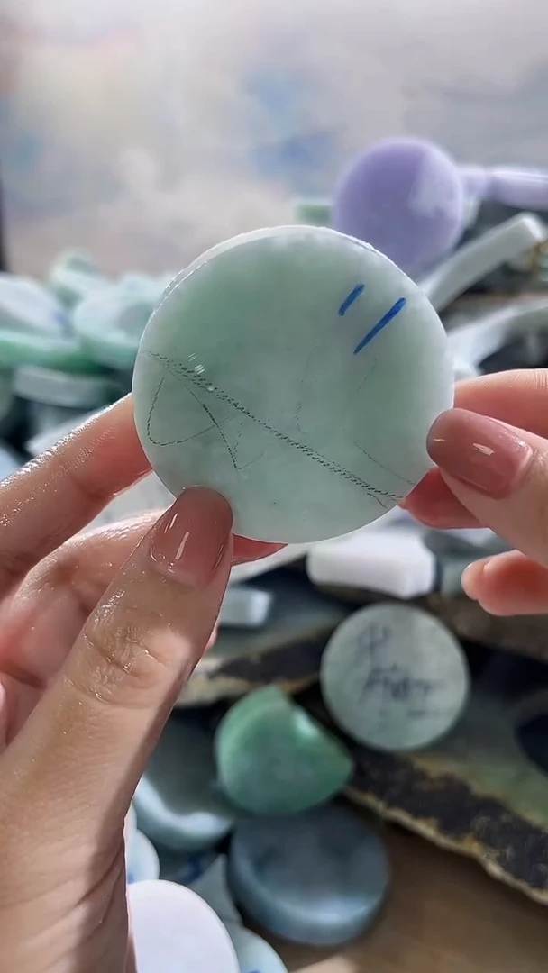 颈饰未镶嵌翡翠翡翠缅甸翡翠A货钟45