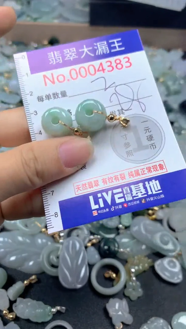 翡翠未镶嵌吊坠(不含链)4383