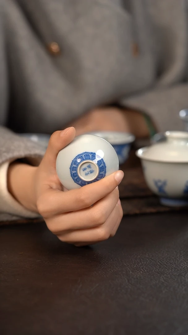 【闪购商品】杯聚澜堂点工宝相鸡心盖置