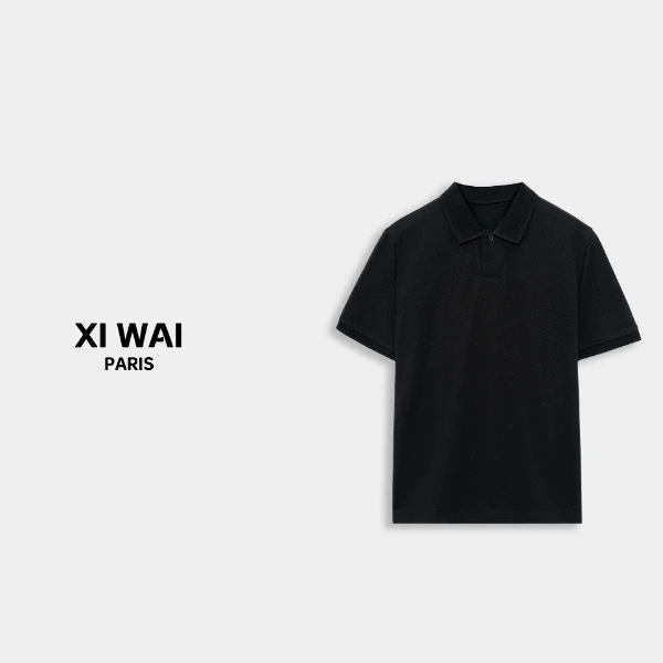 高级男装 春夏新品25s男士经典商务老钱风透气短袖POLO衬衫 S278