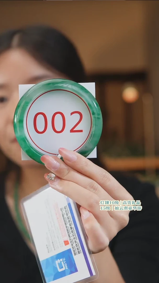 石英质玉（非洲翠）手镯未镶嵌63
