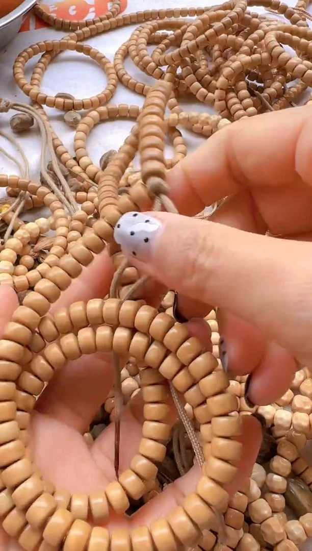 【闪购商品】菩提根/象牙果手串龙脊卡8药片脖挂 140颗 7号