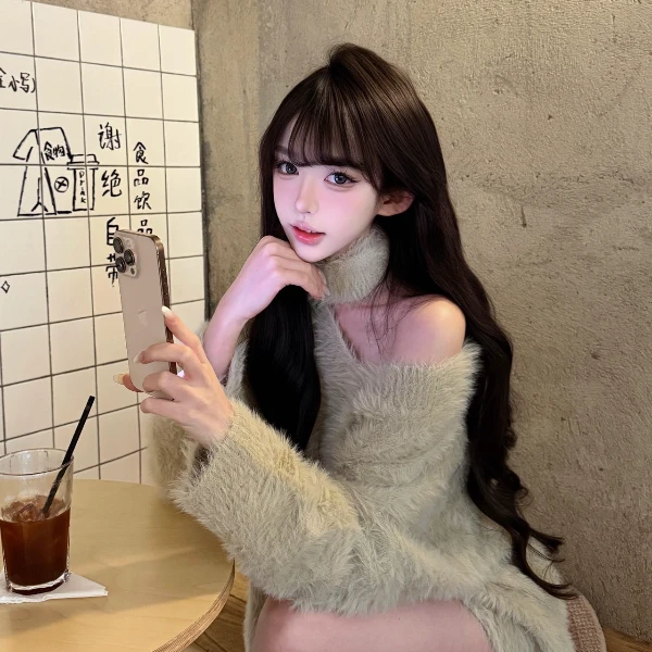 修身时尚少女风极简风套装长袖休闲风显瘦网红短款百搭性感气质
