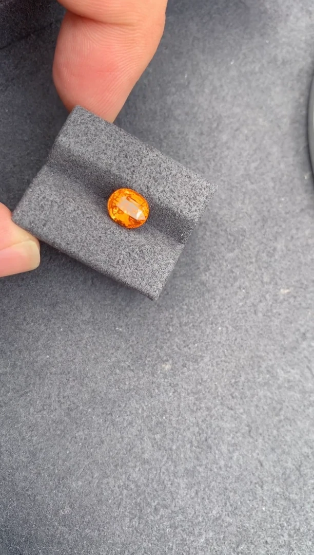 彩色蓝宝石裸石2ct黄蓝宝 AF