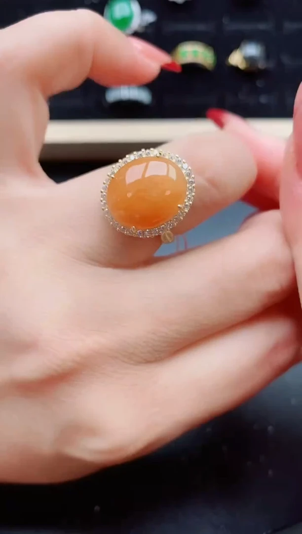 【闪购商品】翡翠戒指银S925镶嵌231321