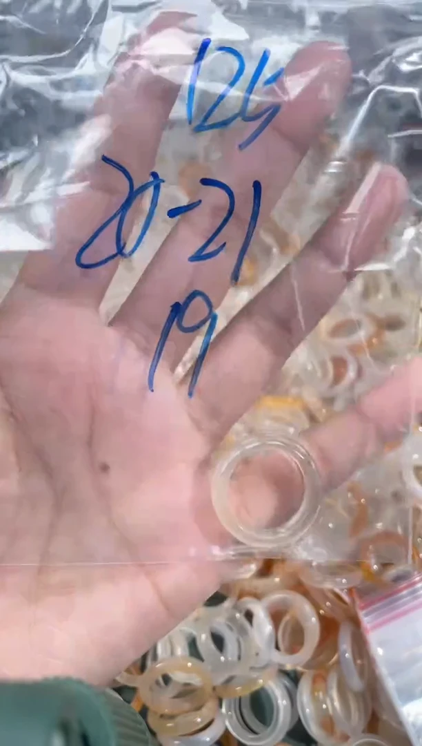 玛瑙/玉髓戒指未镶嵌125