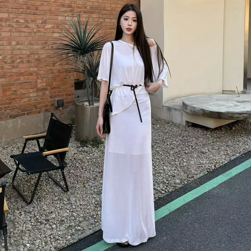 夏季法式气质名媛高级感御姐风情万种超好看轻奢显瘦连衣裙套装